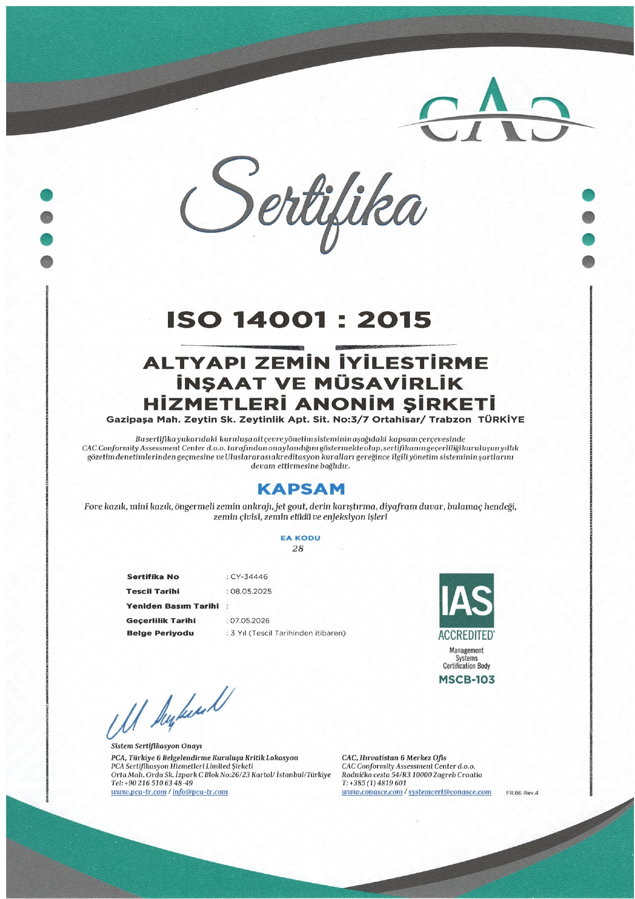 Sertifika 4