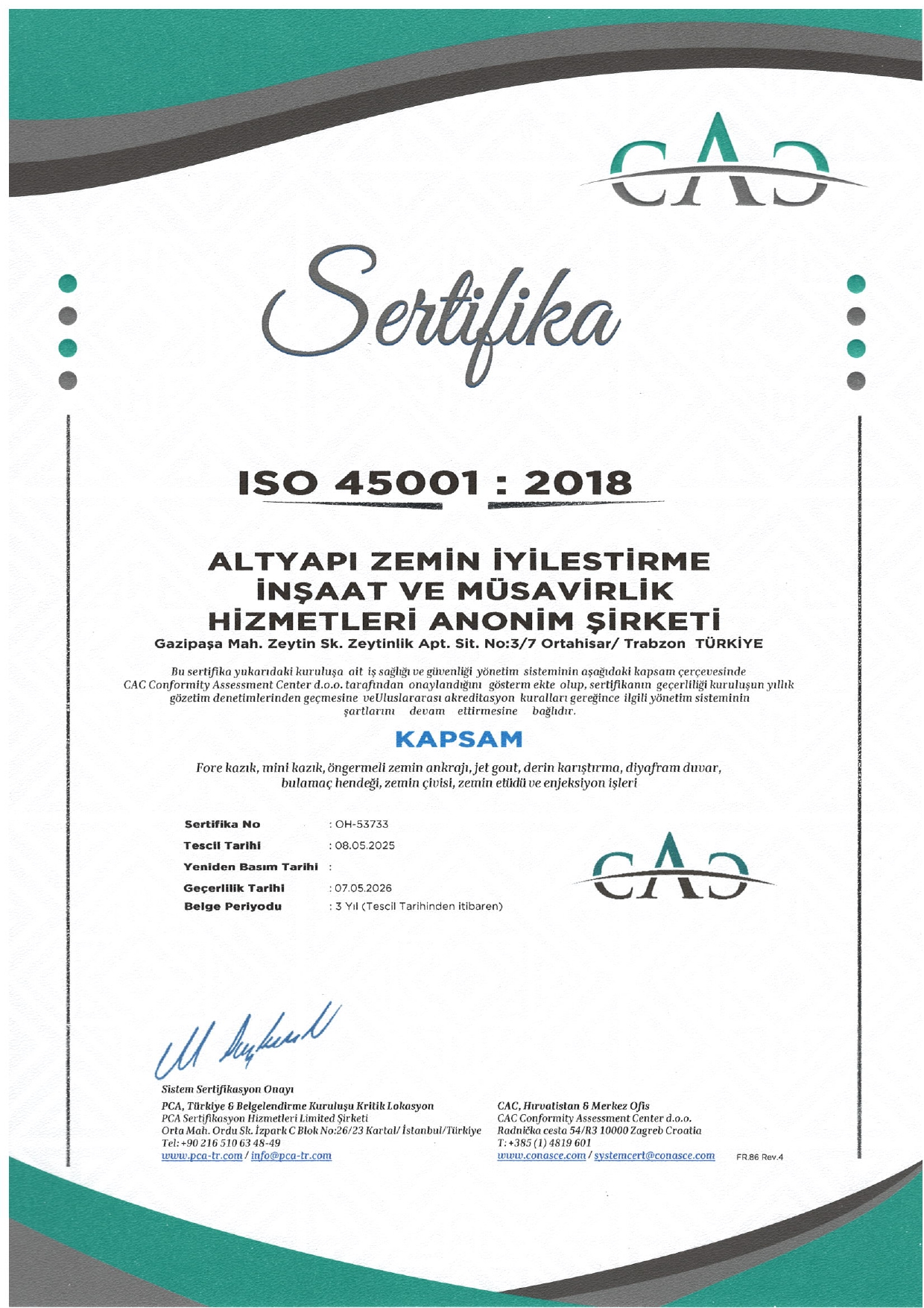 Sertifika 6
